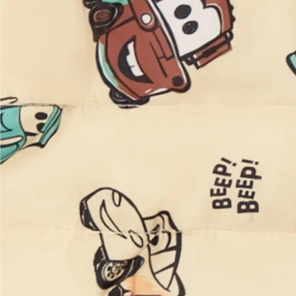 Disney Pixar Cars Character Baby Hooded Puffer Pram Suit, Sizes 6-9 Months - Picture 5 of 6